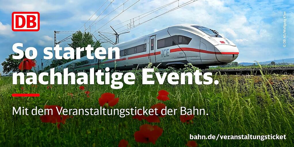 Veranstaltungsticket der Deutschen Bahn